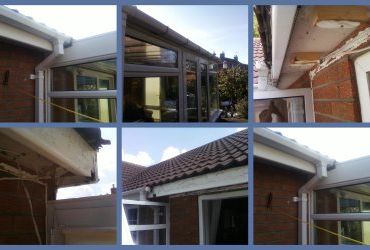 Original conservatory lean-to roof