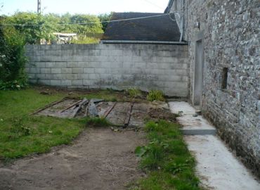 Site before the conservatory