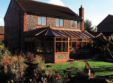 Finished to compliment the house perfectly