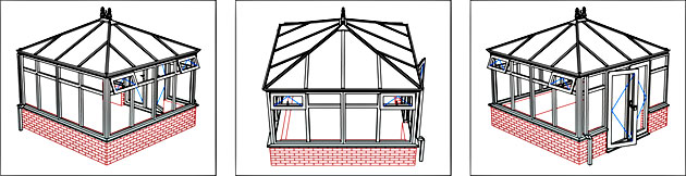 Hipped Edwardian Conservatory